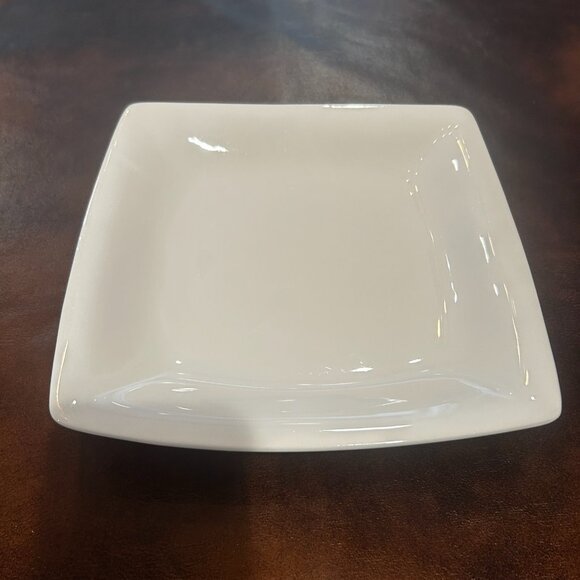 NWOT Sam & Squito  White Square Salad Dessert Plates Set of 4 - Picture 7 of 13